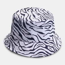 Unisex Overlay Horse Pattern Casual Travel Foldable Sunshade Hat Bucket Hat